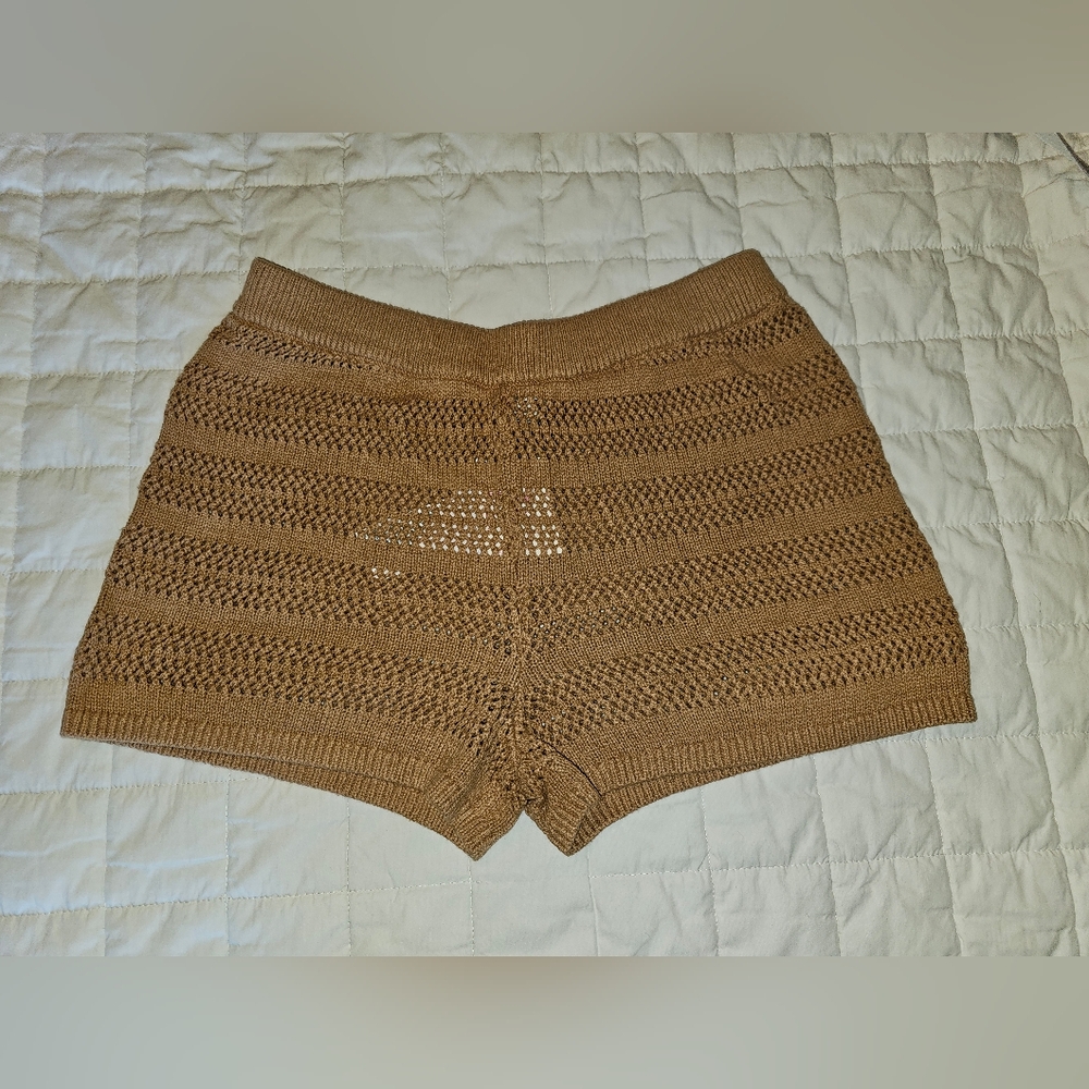 Roxy Tan Knit Shorts